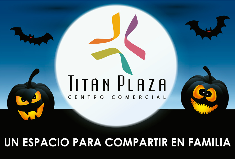 LETRERO PERSONALIZADO TITAN PLAZA halloween titan plaza