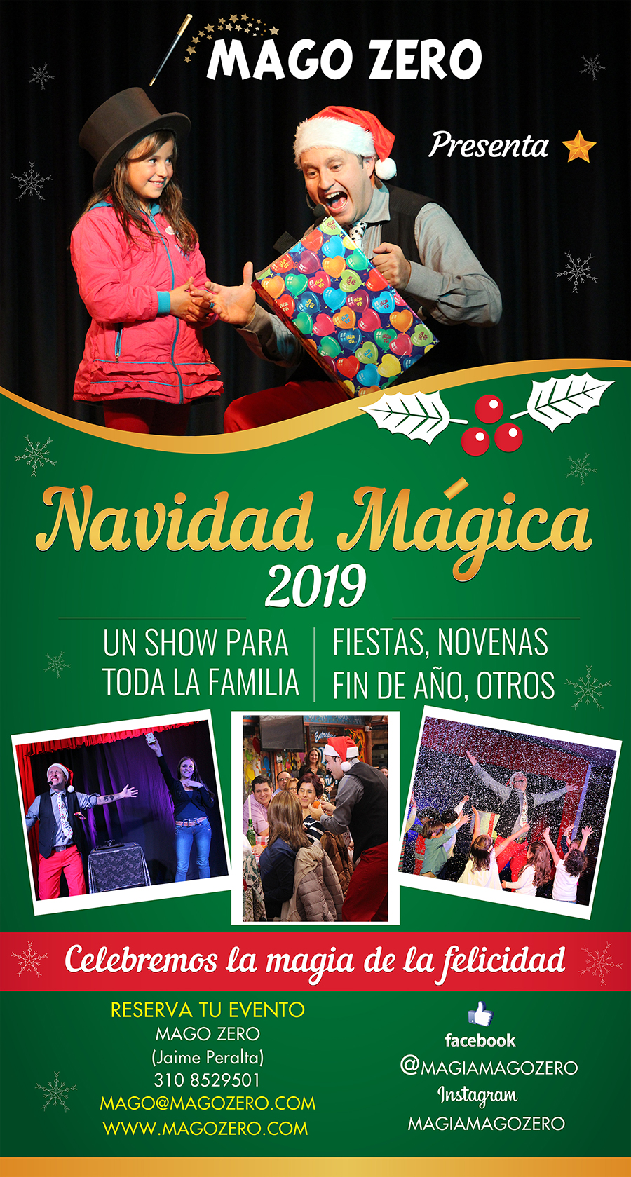 Show de magia navidad novenas 2019