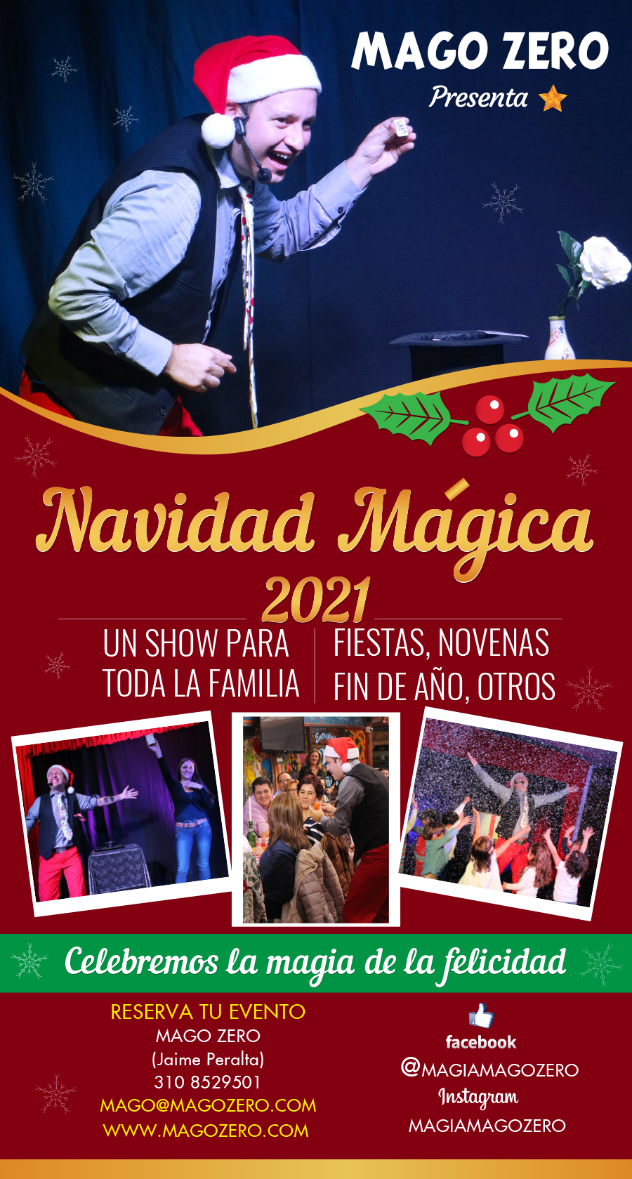 Show de magia navidad magica virtual 2020