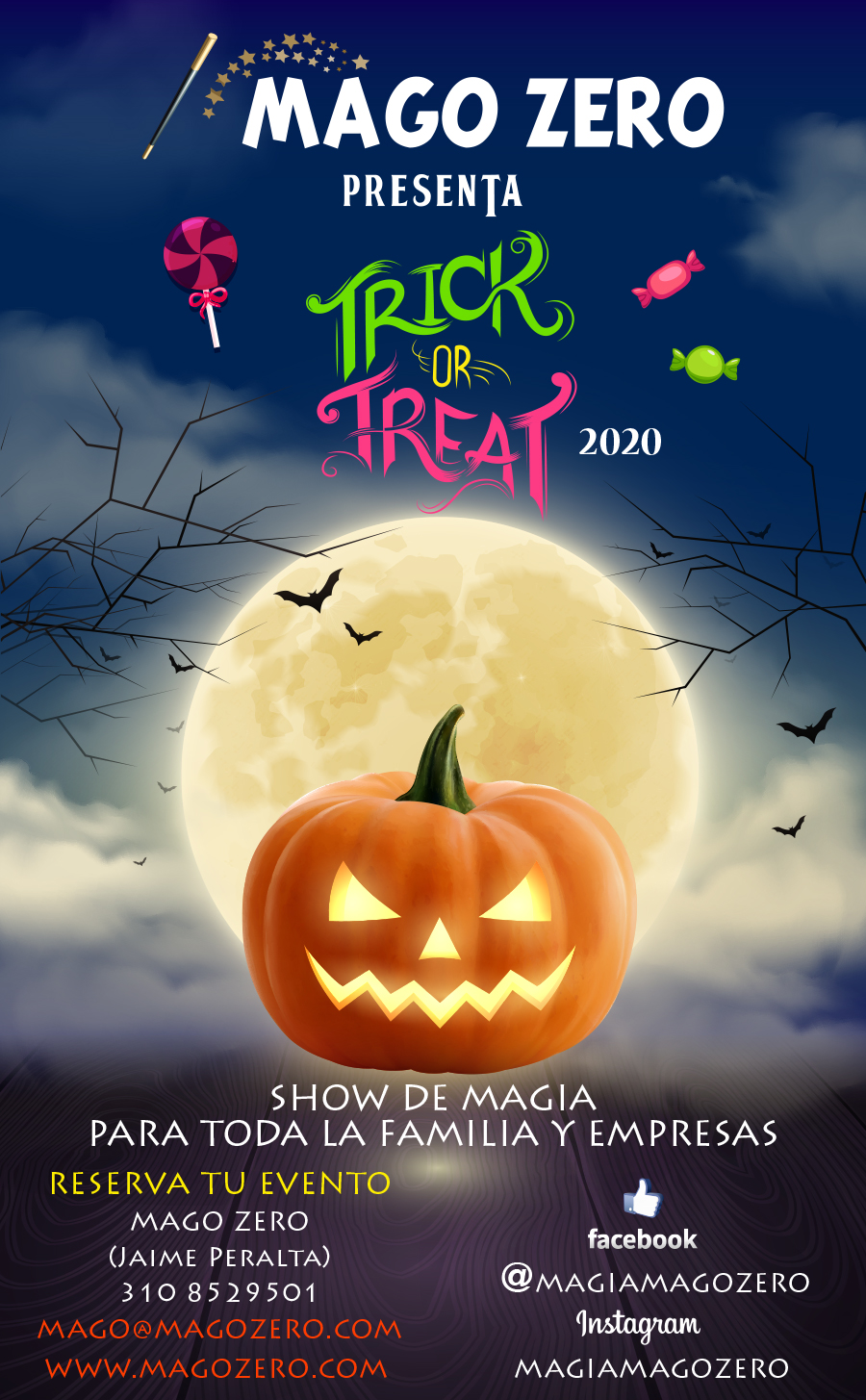 magia halloween 2020