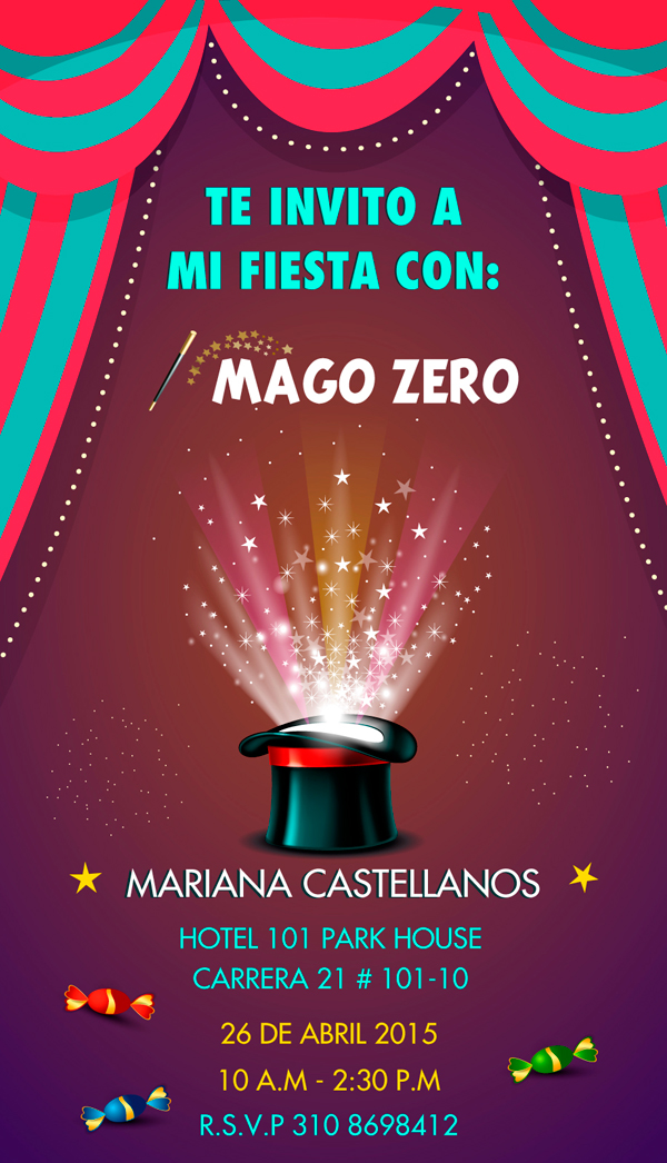 invitacion show de magia