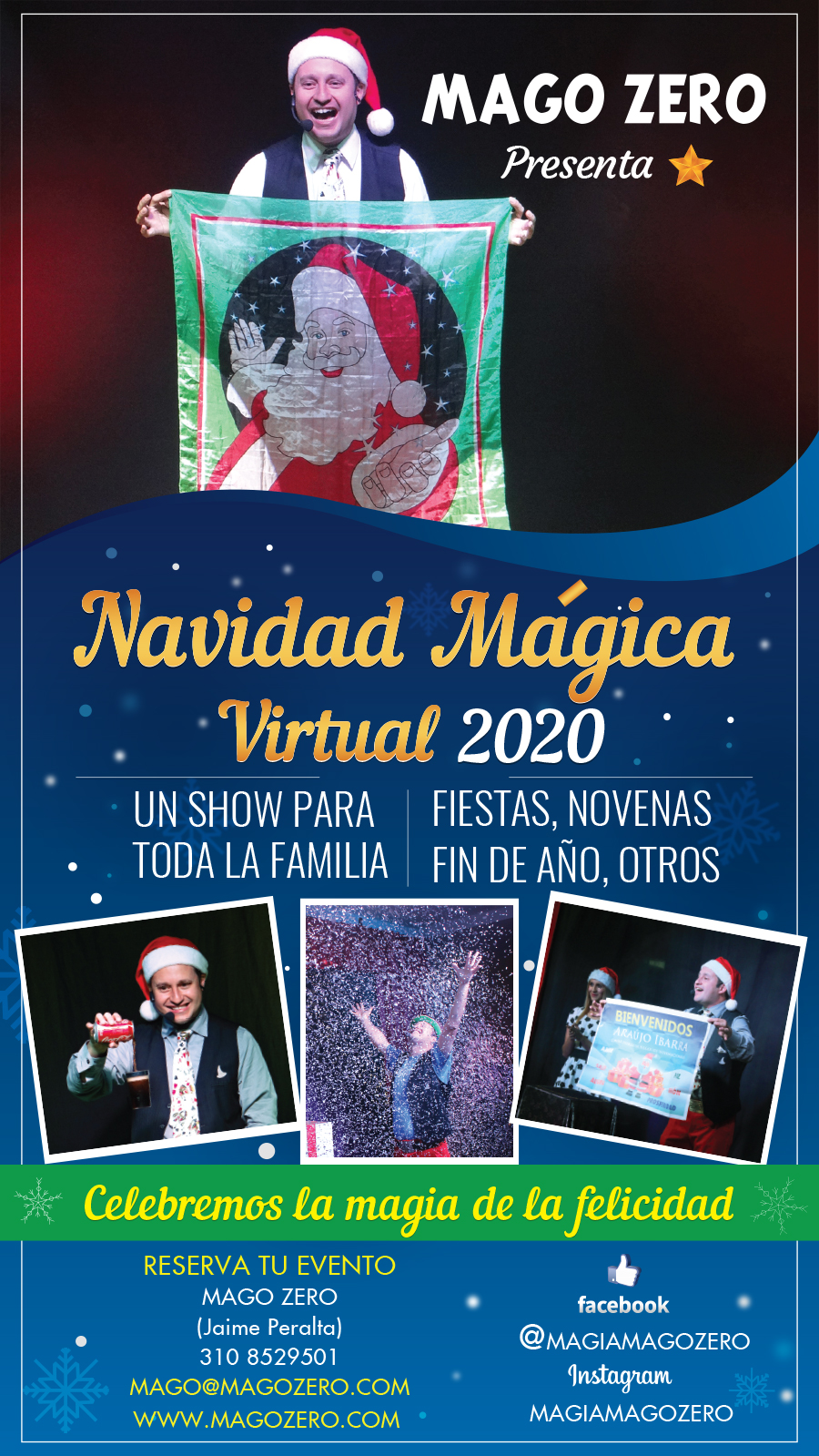 Show de magia navidad magica virtual 2020